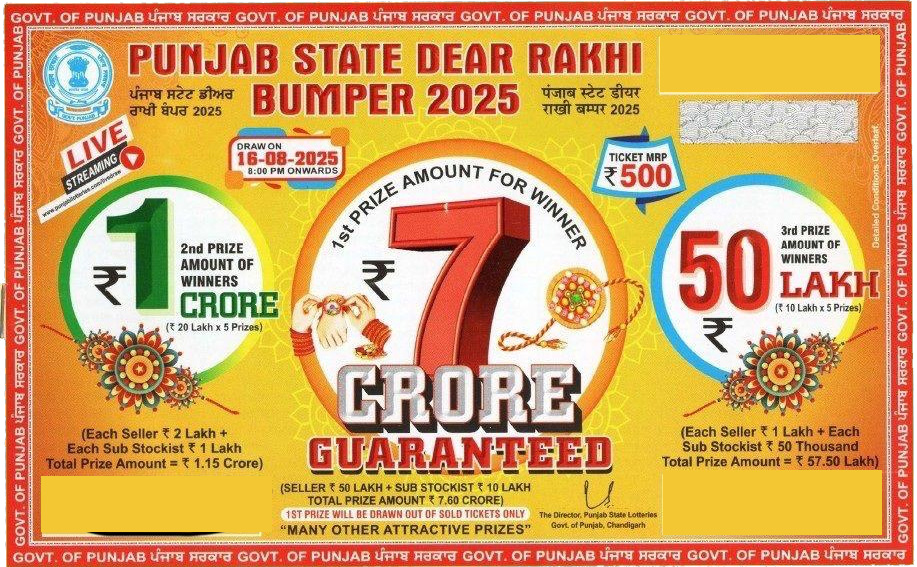 rakhi-bumper-2025 Punjab State rakhi bumper 2025